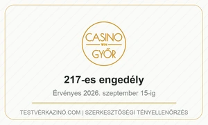 Casino Win Győr: a 217-es engedély 2026.09.15-én jár le