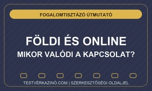 Földi kaszinó és online testvéroldal: mikor valódi a kapcsolat?