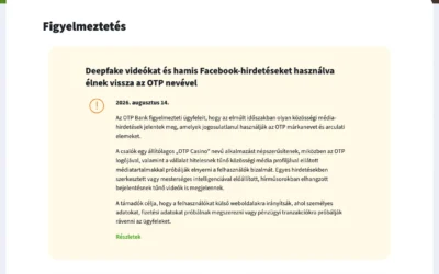 OTP Casino figyelmeztetés: nincs magyar engedély a név mögött